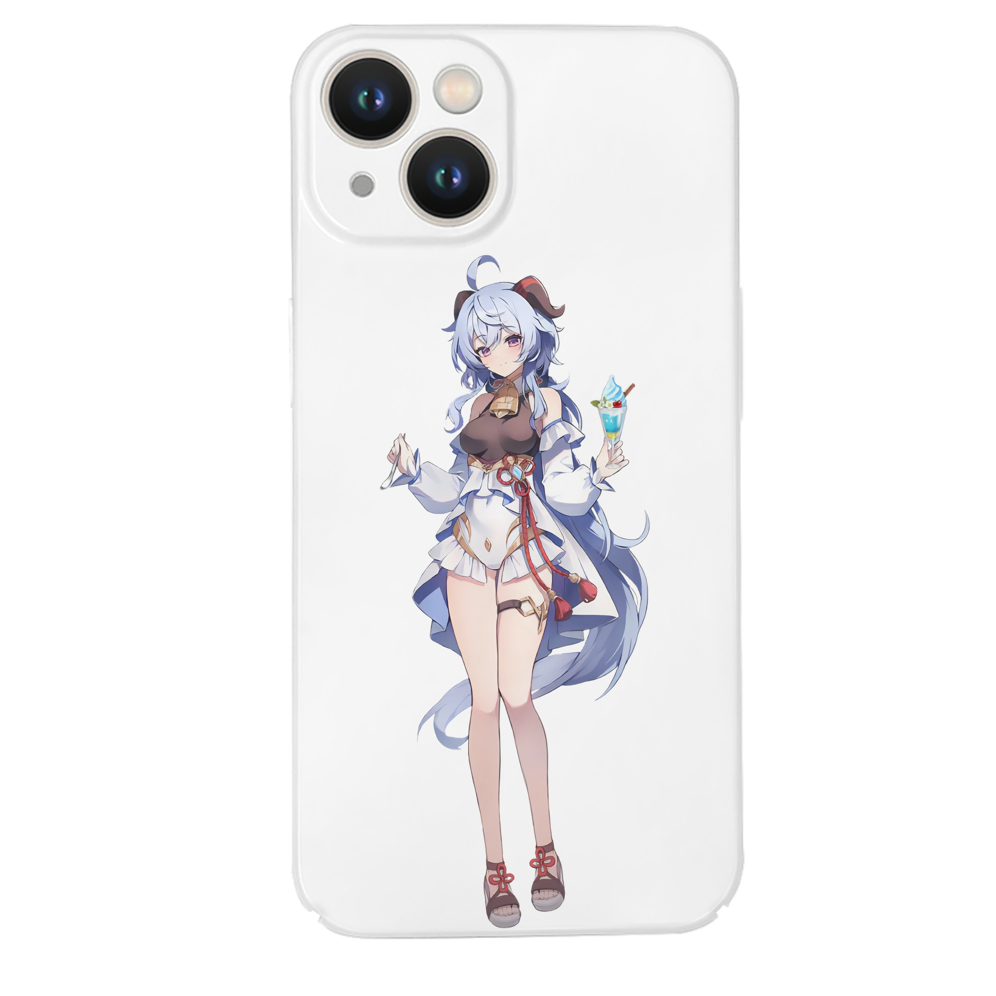 げんし神 甘雨 かんう genshin Ganyu 【iPhone 14シリーズ対応】ハードケース